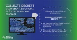 Affiche collecte DEEE Rives de Meurthe Grand Nancy Confinum economie circulaire