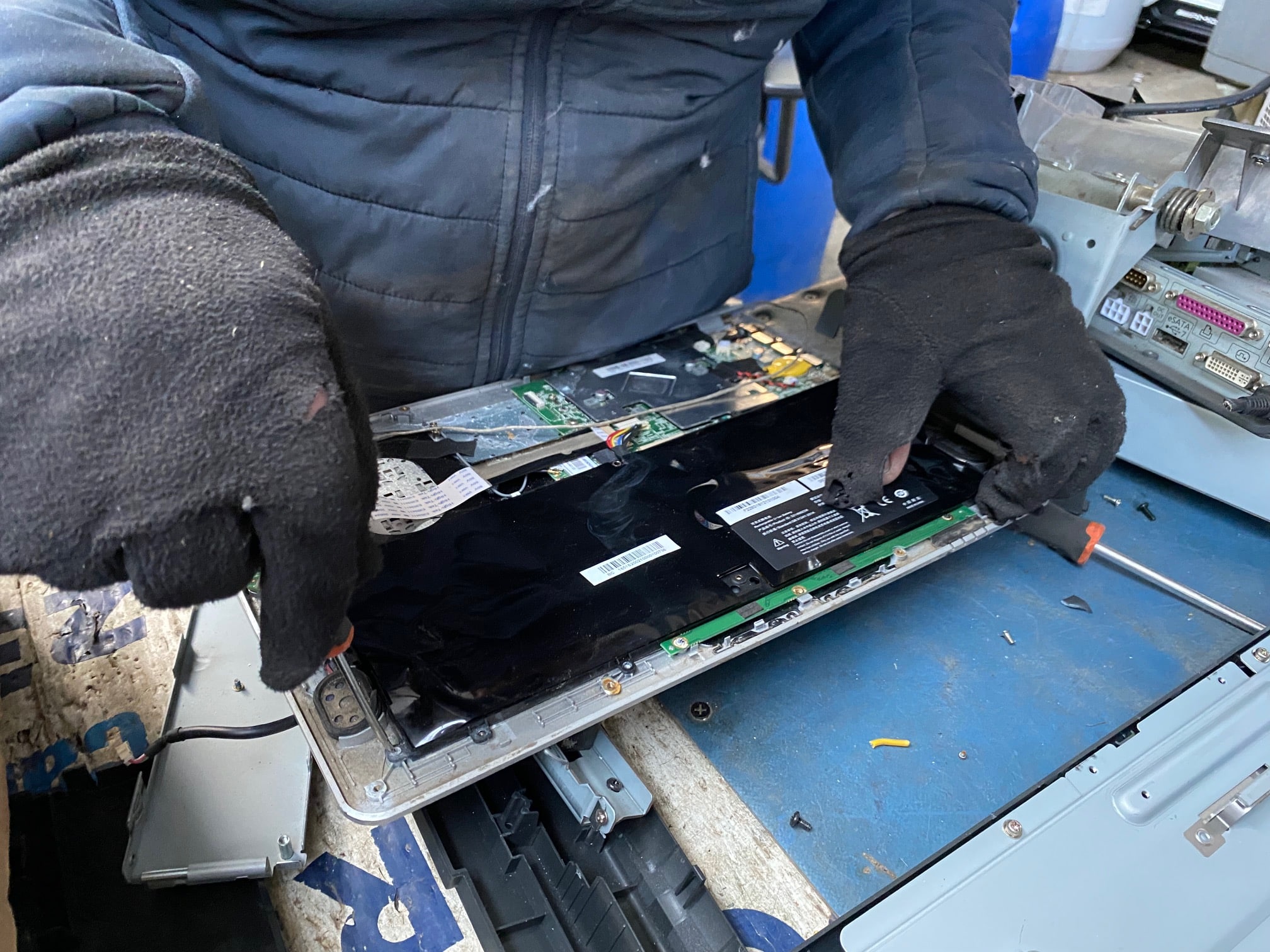 Tri et démantèlement de composants électroniques recyclage Nancy